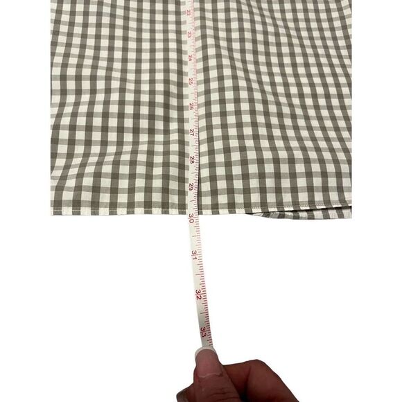 Brooks Brothers Black Fleece Thom Browne Gray White Gingham Cotton Size BB1 - Picture 10 of 12